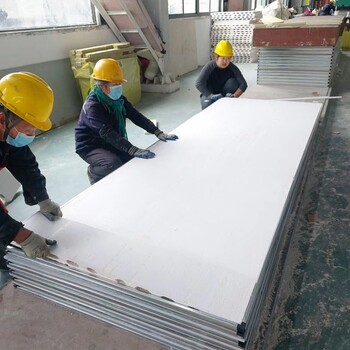 50mm硫氧镁净化板机制硫氧镁彩钢板防尘板