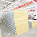 彩鋼巖棉凈化板鍍鋅巖棉烘道夾芯板防火保溫隔音復(fù)合板