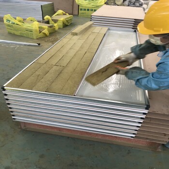 上海防火岩棉保温板手工岩棉彩钢净化板玻镁板厂家