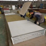 上海金属壁板安装50mm玻镁岩棉彩钢洁净板