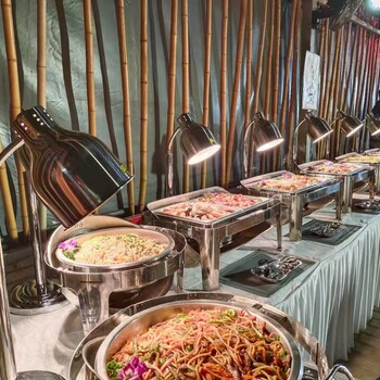 广州年会自助餐、婚宴自助餐、西餐位上、工厂盆菜宴
