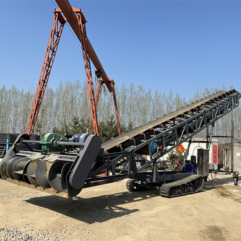 福建煤顆粒裝車扒料機木屑扒渣機設計廠家y6