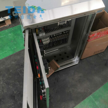 宿遷自動化成套PLC不銹鋼控制柜戶外防雨帽低壓電控柜遠(yuǎn)程控制