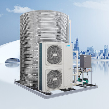美的热水器大型商用空气能佛山热水器一体机10匹10吨
