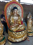 日光菩萨佛像纯铜鎏金铸造各种寺院全铜东方三圣月光菩萨铜像