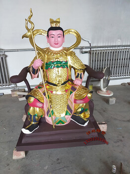 哪咤三太子神像定制鑄造各種寺院全銅中壇元帥銅像恒林雕塑廠(chǎng)