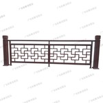 根据颜色款式材料尺寸规格要求定做铝合金栏杆仿古栏杆中式护栏