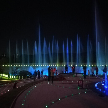 济宁人工湖喷泉安装