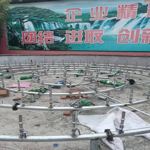 德州大型廣場(chǎng)噴泉施工