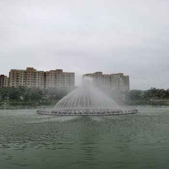 呼和浩特人工湖喷泉安装