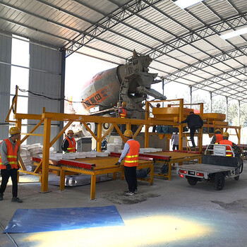 小型預制構件布料機小型預制塊振搗設備小構件碼垛機