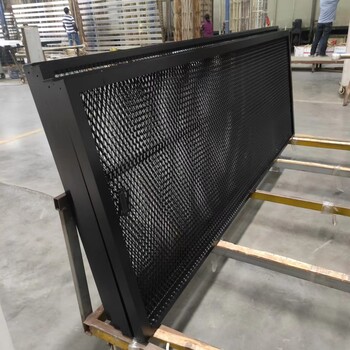 定制黑色网孔铝单板600x2000网格铝板粤艺佰广东铝材厂家