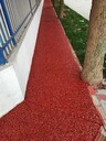 通遼市本地防滑路面透水瀝青混凝土瀝青改色膠粘石包工包料承接