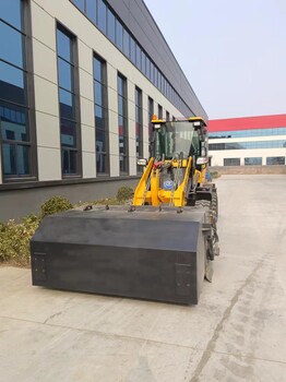 932鏟車安裝掃路機裝載機清掃器帶噴水功能