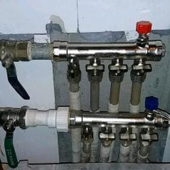 太原青年路清洗地暖更換分水器地暖打壓測漏水