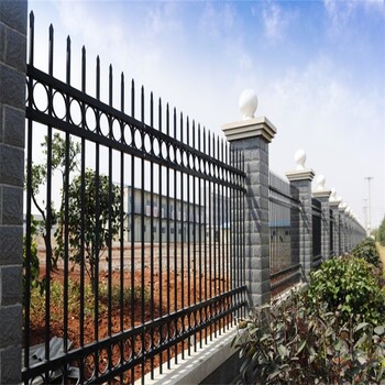 方管防爬栏杆/学校工业园锌钢护栏/组装锌钢围栏/建筑庭院围护栏
