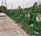 绿色铁网1.8米高道路护栏网公路防护防撞围栏金属材质可定制