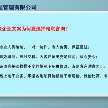 鹤壁项目可行性研究报告14年文案策撰