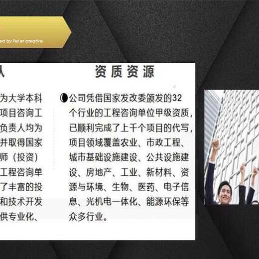 锦江区本地项目备案立项报告制作服务行业项目