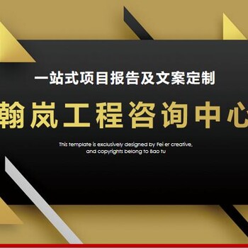 2023年枣庄项目选址论证报告策撰质量