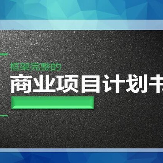 新源县本地项目资金申请报告制作服务行业项目