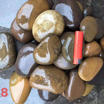 巴音郭楞轮台县5-8厘米变压器鹅卵石米黄色鹅卵石销售
