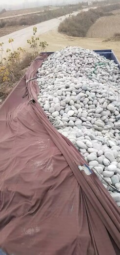 聊城陽谷縣米黃色鵝卵石變壓器濾油池一噸價格