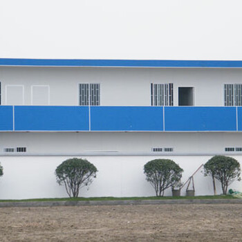 延安仿古輕鋼雙層活動房志丹縣工地彩鋼活動板房供應