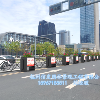 供應道路花箱護欄道路花箱護欄花箱鈑金花箱組合花箱鐵藝花箱