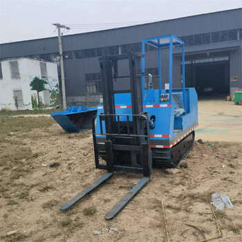 5噸全新3噸內(nèi)燃履帶升降車山地地形履帶叉車5噸柴油履帶叉車