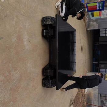 工程橡膠履帶底盤遙控電機(jī)驅(qū)動底盤泥濘路面農(nóng)用底盤