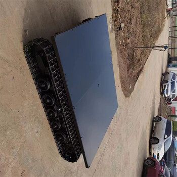 小型橡膠履帶底盤電動可遙控履帶底盤無線遙控履帶底盤