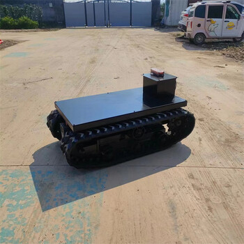 電動遙控履帶底盤小型橡膠履帶底盤農用鏈軌式底盤