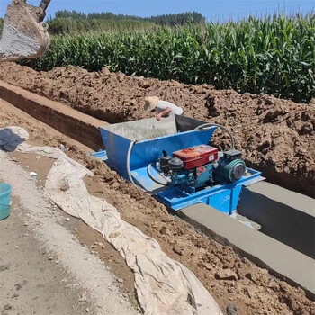 水利排水溝滑模機混凝土渠道襯砌機液壓水渠成型機廠家供應(yīng)
