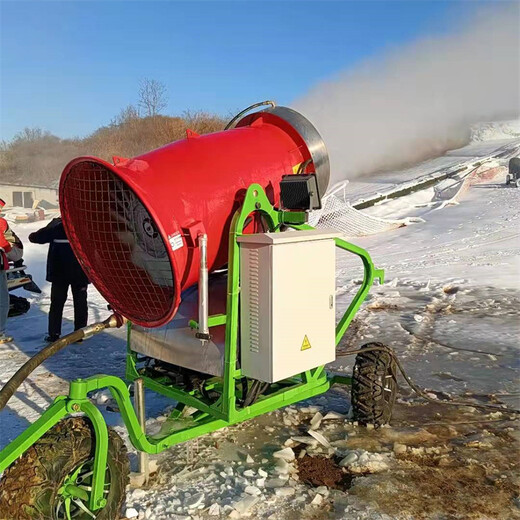 冬季游乐场人造雪喷射机冰雪景观滑雪场造雪机全自动喷雪机