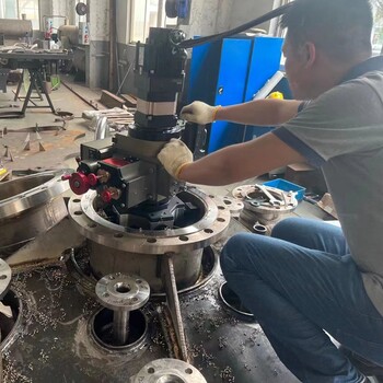 厂家供应RTJ槽端面修复机锻钢法兰机床法兰密封面在线修复