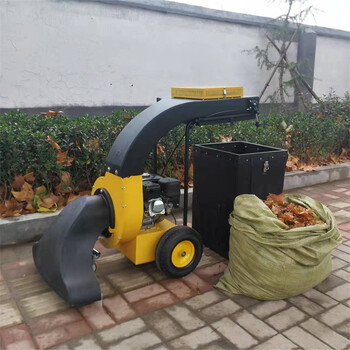 電動吹吸樹葉機園林學(xué)校樹葉收集機汽油手推式吸樹葉機