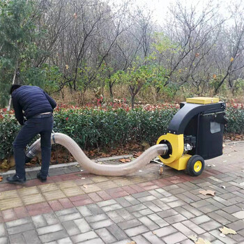 電動吹吸樹葉機園林學(xué)校樹葉收集機汽油手推式吸樹葉機