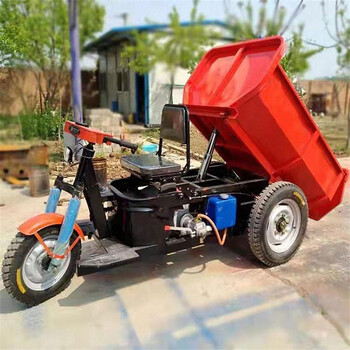 三輪車柴油12馬力液壓自卸運(yùn)輸車7速拉混凝土自卸翻斗車