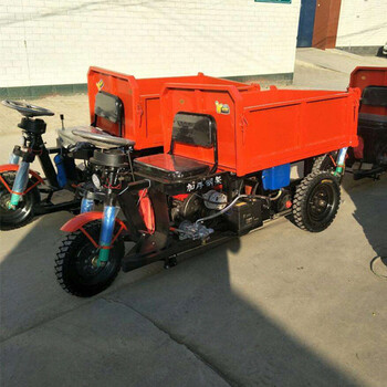工地柴油三輪車爬坡載重農(nóng)用三輪車礦用自卸三輪車