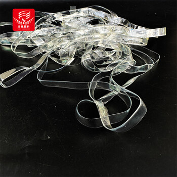 供應(yīng)TPU透明松緊帶TPU磨砂松緊帶透明肩帶5MM6MM