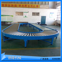 糧食輸送設(shè)備化肥尿素等袋裝轉(zhuǎn)彎輸送機(jī)不銹鋼動力滾筒轉(zhuǎn)彎機(jī)
