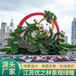 曲松2023春节绿雕制作流程仿真植物墙团队设计
