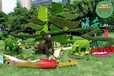 抚州南城国庆主题绿雕设计制作