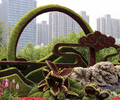 大慶紅崗國慶立體花壇制作過程