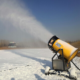 炮筒式造雪机雾化效果好小雪花干燥不易融化国产全自动造雪机图片4