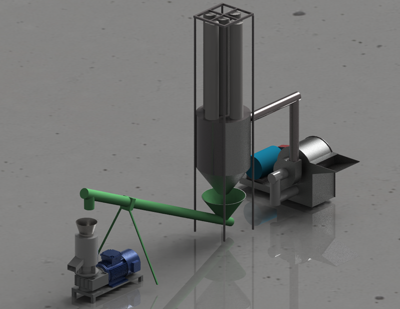 陜西松樹顆粒機-木屑顆粒加工設備生產廠家
