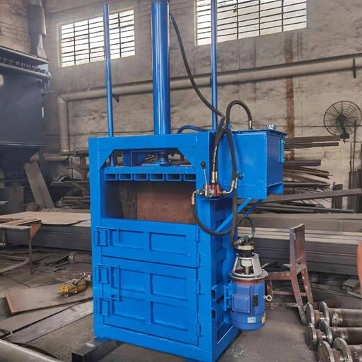 安徽薄铁皮废铁屑打包机-大型废钢压块机