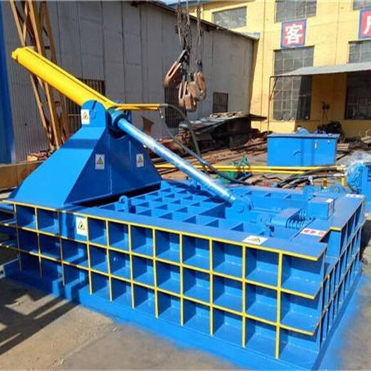 浙江湖州400型金属铝屑压块机-卧式铁渣铝渣压块机