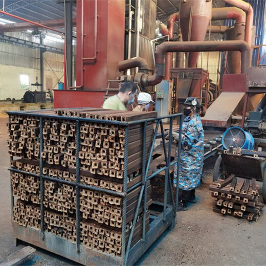 山东果壳炭化设备-生物质椰壳煤棒炭化炉